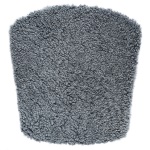 ZigZag cushion bar/juniorchair sheepskin graphite