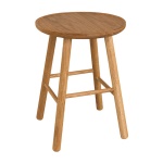 ZigZag stool 47cm oak oiled