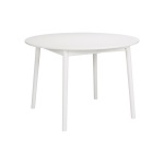 ZigZag table round 110(50)x110cm white