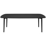 Colibri table linoleum 212x102cm oak black